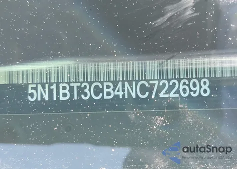 2022 Nissan Rogue Sl Intelligent Awd z USA, uszkodzony, nr VIN 5N1BT3CB4NC722698